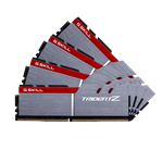 64GB Kit (4 x 16GB) Trident Z DDR4 3200MHz, CL16, Silver-Red, DIMM Memory