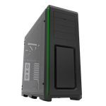 Enthoo Series Luxe Tempered Glass, No PSU, E-ATX, Black, Full Tower Case