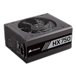 HX750, 80 PLUS Platinum 750W, Fully Modular, ATX Power Supply