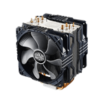 Hyper 212X w/ Dual 120mm PWM Fan, 158mm Height, 150W TDP, Copper/Aluminum CPU Cooler
