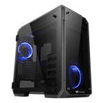View 71 Tempered Glass, No PSU, E-ATX, Black, Full Tower Case