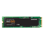 1TB 860 EVO 2280, 550 / 520 MB/s, V-NAND MLC, SATA 6Gb/s, M.2 SSD