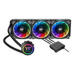 Floe Riing RGB 360 TT Premium Edition w/ TR4 Retention Bracket Kit, 360mm Radiator, Liquid Cooling System