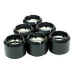 MONSOON Hardline Economy Compression Fittings, 1/2&quot; x 5/8&quot; 6-Pack - Matte Black