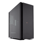 Obsidian Series 1000D Tempered Glass, No PSU, E-ATX, Black, Full Tower Case