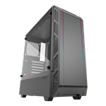 Eclipse Series P350X Tempered Glass, No PSU, E-ATX, Black/White, Mid Tower Case