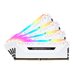 32GB Kit (4 x 8GB) VENGEANCE® RGB Pro DDR4 3600MHz, CL18, White, RGB LED, DIMM Memory