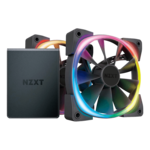 Aer RGB 2, 2 x 140mm, w/ Controller, 1500 RPM, 91.19 CFM, 33 dBA, Cooling Fans