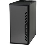 Mini P180 Mid-Tower Case, mATX, No PSU, Steel, Black