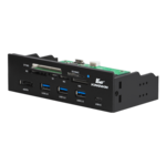 KW525-3U3CR, Internal, 5.25" Bay, All-in-one, 3 x USB 3.0, eSATA, USB Type C, Card Reader