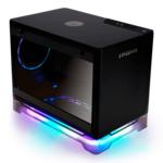 A1 PLUS Tempered Glass, 650W PSU, Mini-ITX, Black, Mini Tower Case
