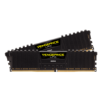 64GB Kit (2 x 32GB) VENGEANCE® LPX DDR4 3200MHz, CL16, Black, DIMM Memory