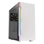 H200 TG Snow RGB, Tempered Glass, No PSU, ATX, White, Mid Tower Case