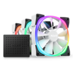 Aer RGB 2 White 3 x 120mm, w/ Controller, 1500 RPM, 52.44 CFM, 33 dBA, Cooling Fans