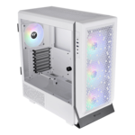 Ceres 500 TG ARGB Snow, Tempered Glass, No PSU, E-ATX, White, Mid Tower Case