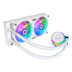 MasterLiquid PL240 FLUX, White, 240mm Radiator, Liquid Cooling System