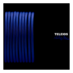 Electric Blue, CORSAIR RMx/RMe, Multisleeved Premium Modding Custom Sleeved Cables Kit for ATX 3.0