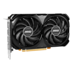 GeForce RTX™ 4060 VENTUS 2X BLACK 8G OC, 2490 - 2505MHz, 8GB GDDR6, Graphics Card