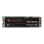 1TB FireCuda 540, 9500 / 8500 MB/s, 3D TLC NAND, PCIe NVMe 5.0 x4, M.2 2280 SSD
