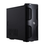 Kublai Series SST-KL03, No PSU, E-ATX, Black, Mid Tower Case