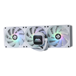 636S-M2-W-ARGB White w/ ARGB LEDs Fans, 360mm Radiator, Liquid Cooling System - Performance Guarantee