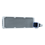 636S-M2-W-ARGB White, w/o Fans, 360mm Radiator, Liquid Cooling System - Performance Guarantee
