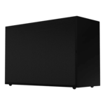 T1 V2.5 - SANDWICH KIT - Black Color, w/ PCIe 4.0 Riser and USB-C Cable, No PSU, Mini-ITX, Black Color Aluminum Mesh, (SFF) Small Case
