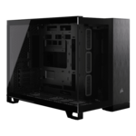 2500X, Tempered Glass, No PSU, microATX, Black/Obsidian, Mini Tower Case