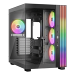 Light Base 600 LX, Tempered Glass, No PSU, ATX, Black, Mid Tower Case