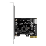EN-Labs PCIe to USB 3.2 5Gbps Type-E A Key & USB 3.0 20Pin Motherboard Header Expansion Card for Front Panel