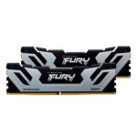 48GB (2 x 24GB) FURY™ Renegade DDR5 8400MT/s, CL40, Black/Silver, CUDIMM Memory