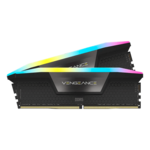 32GB (2 x 16GB) VENGEANCE® RGB DDR5 6400MHz, CL36, Black, RGB LED, DIMM Memory
