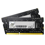 4GB Kit (2 x 2GB) DDR3 1333MHz, PC3-10600, CL9 (9-9-9-24) 1.5V, Non-ECC, SO-DIMM Memory