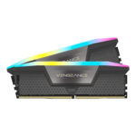 96GB (2 x 48GB) VENGEANCE® RGB DDR5 6000MT/s, CL30, Grey, RGB LED, DIMM Memory