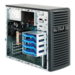 SC731i-300, 300W PSU, microATX, Black, Mini Tower Case