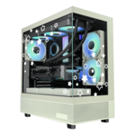 View 270 Plus TG ARGB, Tempered Glass, No PSU, ATX, Matcha Green (Star), Mid Tower Case