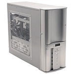 Temjin TJ05S-X Silver Tower Case w/ Window, Thermal Controller, EATX, 7 slots, No PSU
