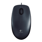 M100, 1000-dpi, Wired, Black, Optical Mouse