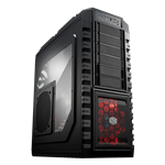 HAF X w/ Window, No PSU, E-ATX, Black, Full Tower Case