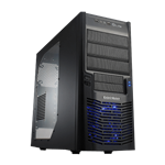 Elite Series 430 w/ Window, No PSU, ATX, Black, Mid Tower Case