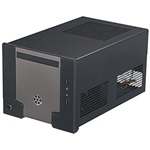 Sugo SG07B Black Mini-Cube Case, 3.5” HDD /1 + 2.5” HDD / 2, Mini-ITX, 2 slots, 600W PSU, Aluminum/SECC