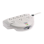 PRO8T2, 8 Outlets, 6-ft cord, 120V, White, Surge Protector