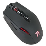 Tt eSports Black Wired Professional Gaming Laser Mouse, 6 Buttons, 4000dpi, Wired, USB, Retail