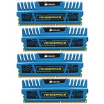 16GB (4 x 4GB) Vengeance™ Blue PC3-12800 DDR3 1600MHz CL9 (9-9-9-24) 1.5V SDRAM DIMM, Non-ECC