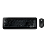 5SH-00001, Wireless 2.4GHz USB, Black, Keyboard & Mouse