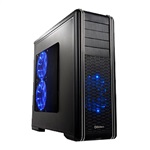 Fulmo GT Black Full Tower Case, HPTX / EATX, 10 slots, No PSU, SECC