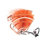 V1 CPU Cooling Fan, Socket LGA775/AMD754/939/AM2, 143mm Height, Copper