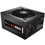 AX860, 80 PLUS Platinum 860W, Fully Modular, ATX Power Supply