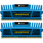 16GB Kit (2 x 8GB) Vengeance DDR3 1600MHz, PC3-12800, CL10 (10-10-10-27) 1.5V, Non-ECC, Blue, DIMM Memory