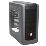 Raider Window Gun Metal Mid-Tower Case, ATX, No PSU, Steel/Plastic